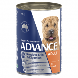 Advance Adult Dog Sensitive  Skin & Digestion All Breed Chicken & Rice