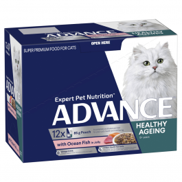 Advance Healthy Ageing Cat Ocean Fish In Jelly 12 x 85g