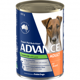 Advance Adult Dog All Breed Casserole With Lamb 12 x 400g