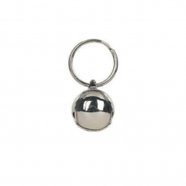 Cat Bell - Brass Bell Silver 14mm Single