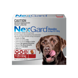 NexGard Chewables Dog Large 25.1 - 50kg Red Config