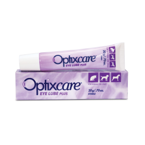 Optixcare Eye Lube Plus 20g Front with Box