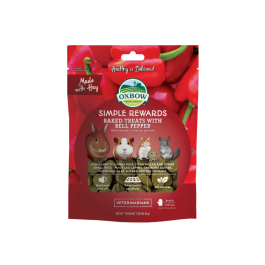 Oxbow Simple Rewards Small Animal Baked Treats With Bell Pepper 85g