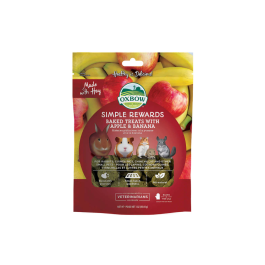 Oxbow Simple Rewards Small Animal Treats With Apple & Banana 85g