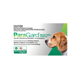 ParaGard Allwormer Dog Medium Up to 10kg Green