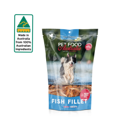 Pet Food Australia Fish Jerky Dog Treats 200g