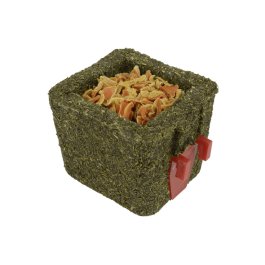 Peters Parsley Cube With Dried Carrot Small Animal Treat Actual Size