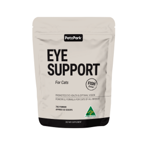 Petz Park Eye Support Powder Supplement For Cats 60 Scoops Short Expiry