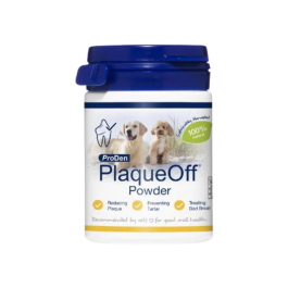 PlaqueOff Dogs 40g Front