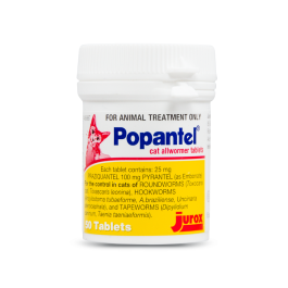 Popantel Allwormer Cat 5kg 50 Tablets