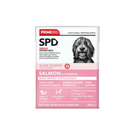Prime100 SPD Salmon & Pumpkin 12 x 354g Front