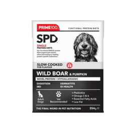 Prime100 SPD Wild Boar & Pumpkin 12 x 354g Front