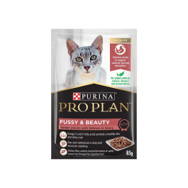Pro Plan Cat Adult Fussy & Beauty Salmon 12 x 85g