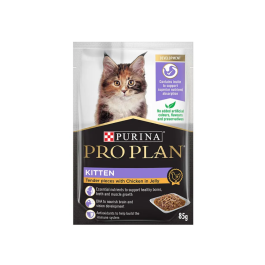 Pro Plan Kitten Chicken in Jelly 12 x 85g Front