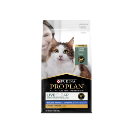 Pro Plan Liveclear Cat Adult Indoor Hairball Control Chicken 1.5kg