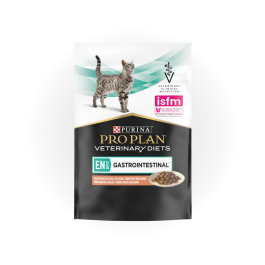 Pro Plan Veterinary Diets EN Gastrointestinal Cat Salmon in Gravy Pouch 10 x 85g