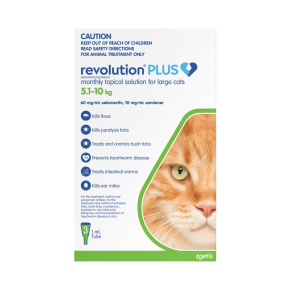 Revolution Plus for Large Cats 5.1-10kg Green