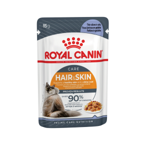 Royal Canin Health Nutrition Cat Hair & Skin Care Jelly 12 x 85g
