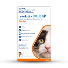 Revolution Plus Medium Cats 2.6-5kg Orange