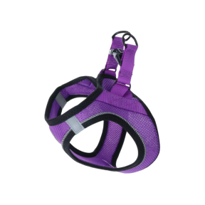 scream-small-dog-quick-fit-reflective-dog-harness-loud-purple