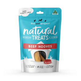 The Pet Project Natural Treats Beef Hooves 130g