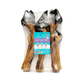 The Pet Project Natural Treats Goat Trotters 3 Pack Short Expiry