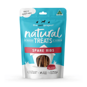 The Pet Project Natural Treats Spare Ribs 120g