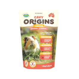 Vetafarm Cavy Origins Junior Guinea Pig Food 1.5kg Front