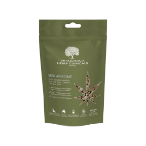 Vetalogica Hemp Clinicals Skin & Coat Cat Treats 100g Short Expiry