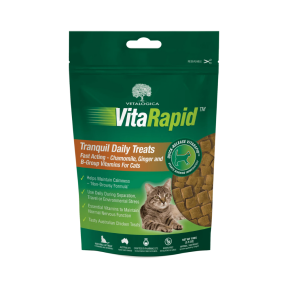 Vetalogica VitaRapid Cat Tranquil Treats 100g front