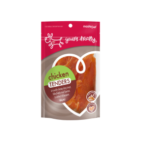 Yours Droolly Chicken Tenders Dog Treats 100g Short Expiry