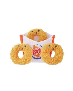 HugSmart Puzzle Hunter Food Party Onion Ring Dog Toy 