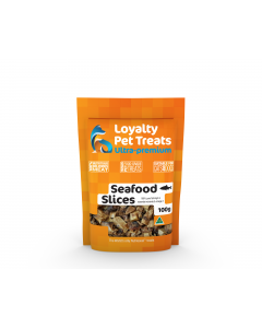 Loyalty Pet Treats Seafood Slices Assorted Fish 100g