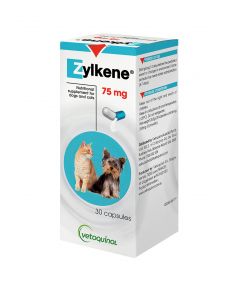 Zylkene 75mg 30 capsules for dogs and cats