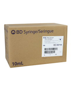 BD Eccentric Tip 10mL Luer Slip Syringe 100 [302146]