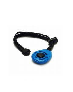 Black Dog Tear Drop Clicker With Strap