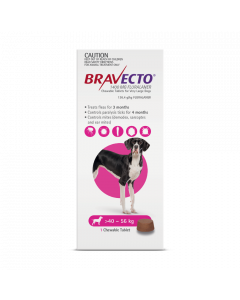 Bravecto Chewables Dog Extra Large 40-56kg Purple