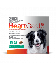 HeartGard Plus Dog Medium 12-22kg Green
