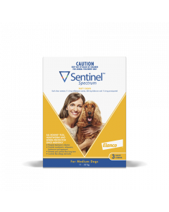 Sentinel Spectrum Dog Medium 11-22kg Yellow