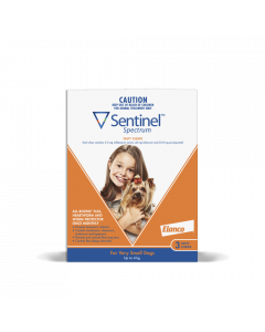 Sentinel Spectrum Dog Very Small Up To 4kg Orange