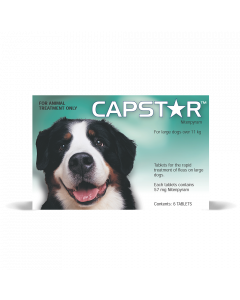 Capstar For Dogs Large 11.1-57kg 6 tablets