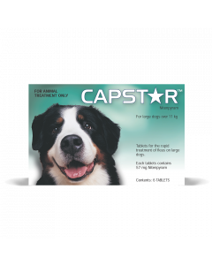 Capstar For Dogs Large 11.1-57kg 6 tablets