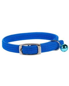 Nylon Stretch Cat Collar Blue