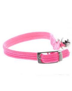 Nylon Stretch Cat Collar Pink