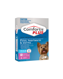 Comfortis Plus Dog Extra Small 2.3-4.5kg Pink