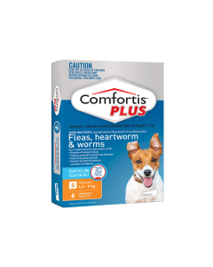Comfortis Plus Dog Small 4.6-9kg Orange