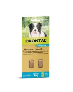 Drontal Allwormer Dog Medium 10kg Chews