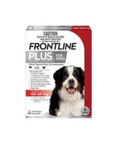 Frontline Plus Dog Extra Large 40-60kg Red