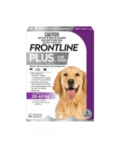 Frontline Plus Dog Large 20-40kg Purple