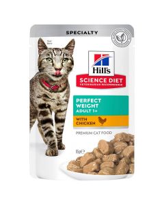 Hill's Science Diet Cat Adult Perfect Weight Chicken 12 x 85g